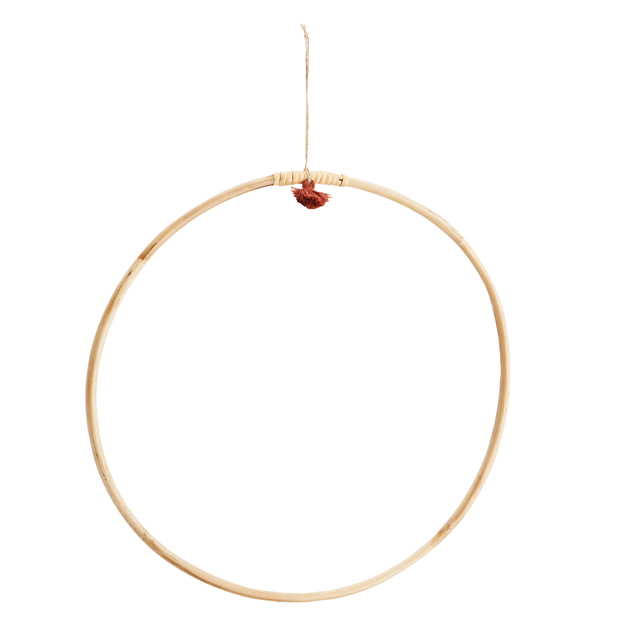 Hanging bamboo ring