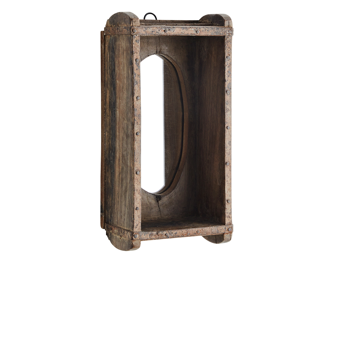 Upcycled brick mould w/ mirror