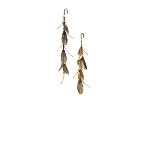Hanging iron leaves