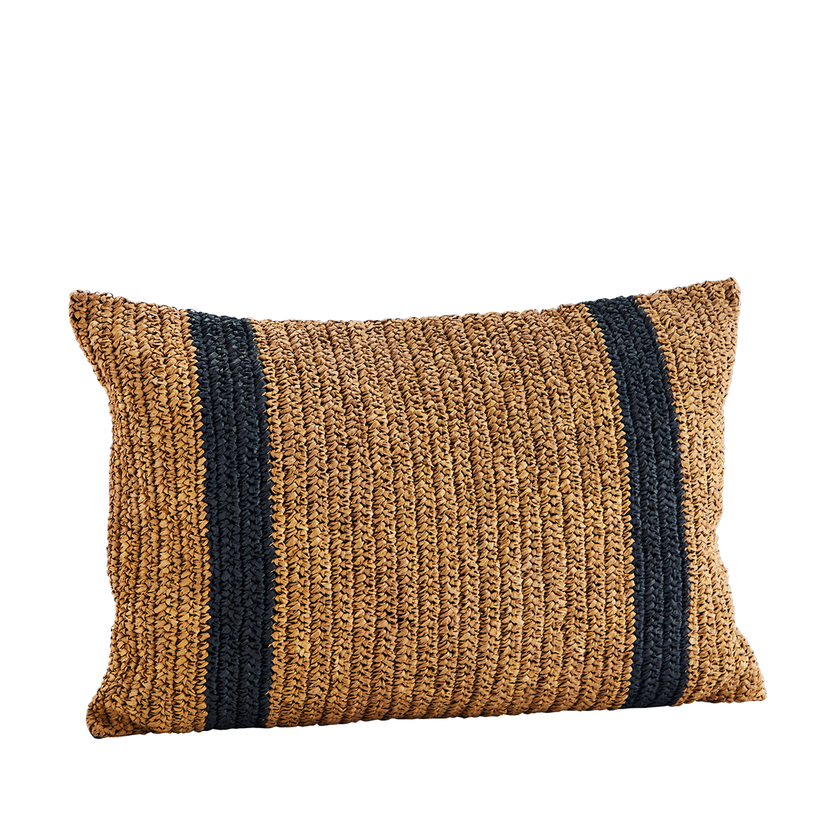 Raffia cushion cover
