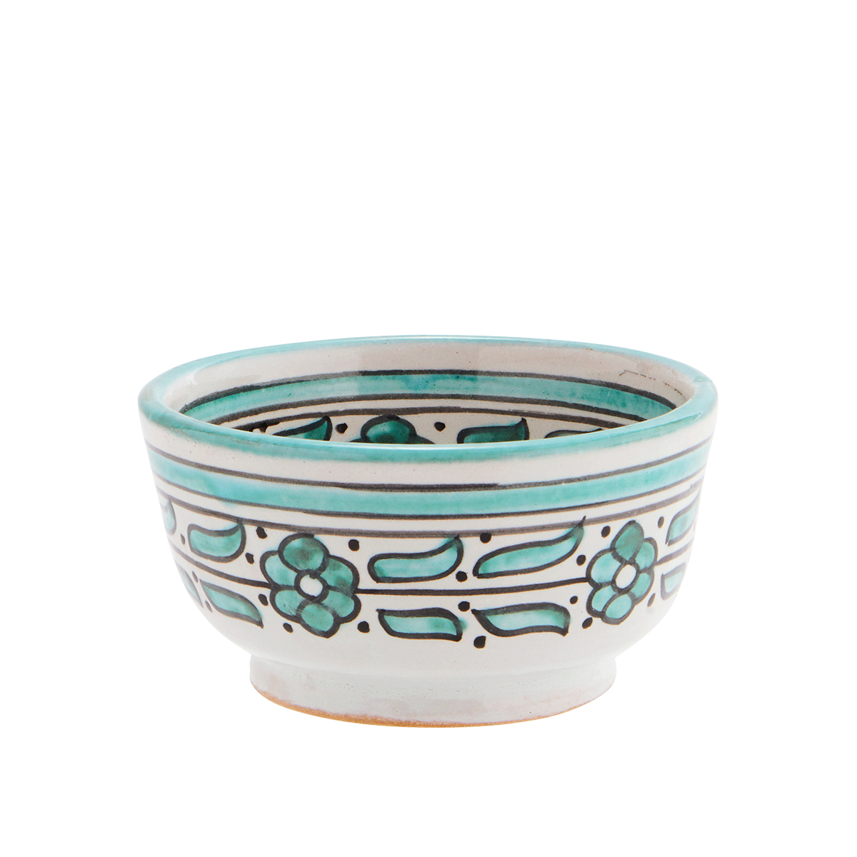 Hand painted stoneware bowl