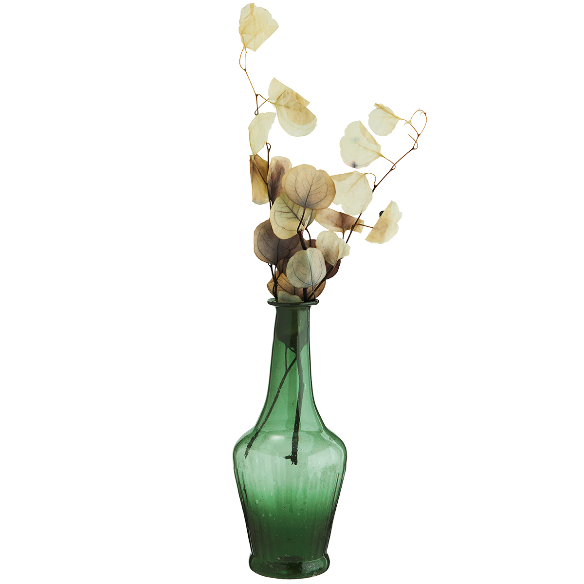Recycled glass vase