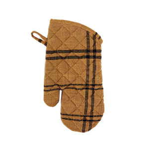 Quilted oven mitt