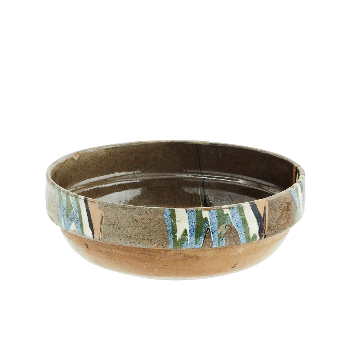 Re-used earthenware bowl