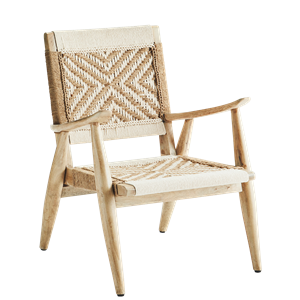 Wooden lounge chair