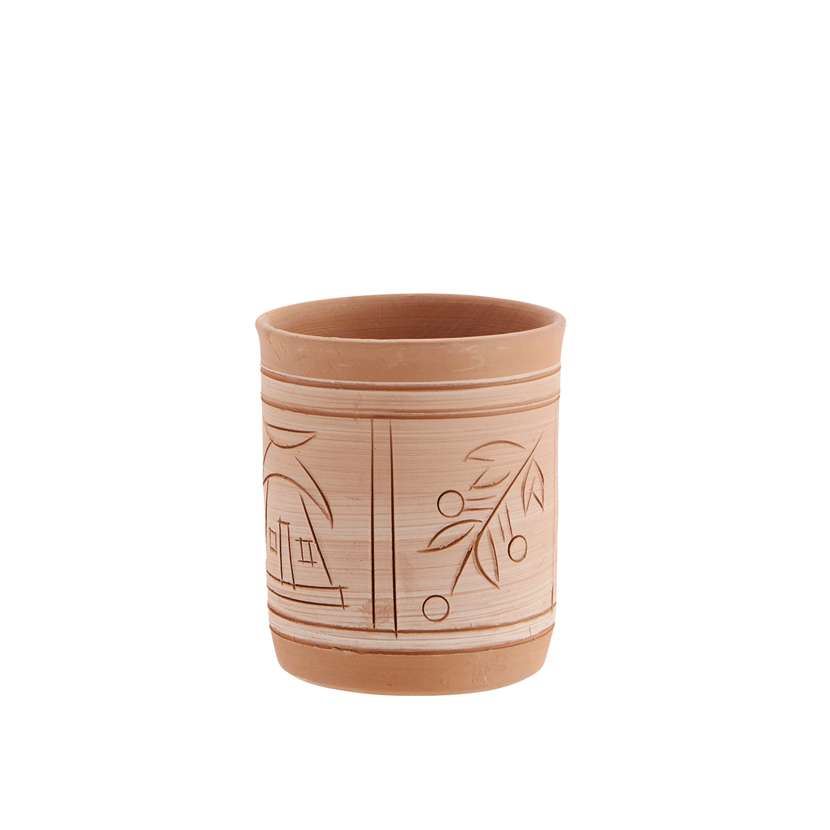 Handmade terracotta flower pot